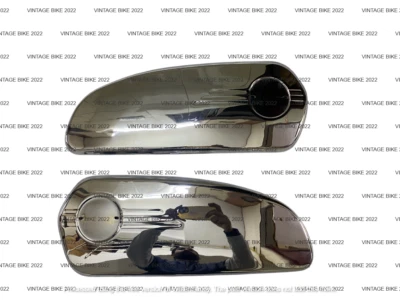 BMW R75/5 TOSTADORA TANQUE GASOLINA PLACAS LATERALES CROMADAS SOLO PAR 1972/APTO PARA Foto 1 de 2