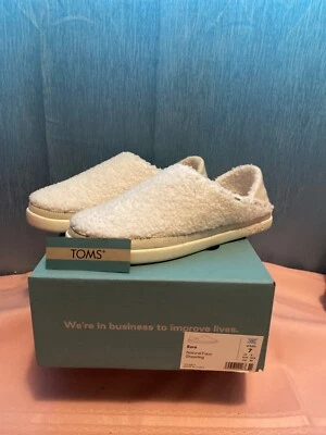 Zapatillas TOMS Ezra Aptas para Veganos Sherpa Natural Imitación Piel de Oveja Talla - 7 Foto 1 de 2
