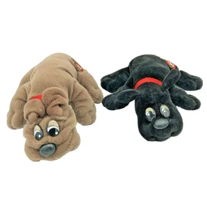Tonka Pound Puppies 2 Different Colors Brown Black Size 7.5  Korea 1986 Vintage  - Bild 1 von 12