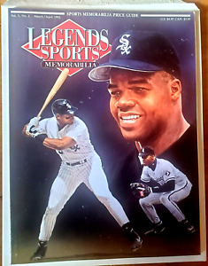 Legends Sports Memorabilia VOL-5 #2 Winter 1992 Frank Thomas w/Cards   MAG-21010