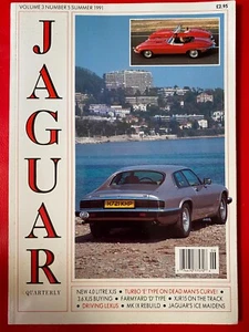 Jaguar Quarterly Magazine Summer 1991 V3N5 Cover C Type 831E - Picture 1 of 2