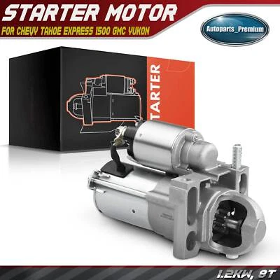 雪佛兰 GMC Silverado Sieera 1500 Trailblazer 1.1KW 12V 9T 初学者电机 — 第 1/4 张图片