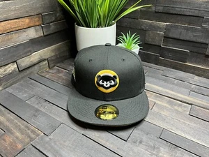 Eblens exklusive Chicago Cubs schwarz gelb UV Club eng anliegende Mütze Größe 7 3/8 - Bild 1 von 5
