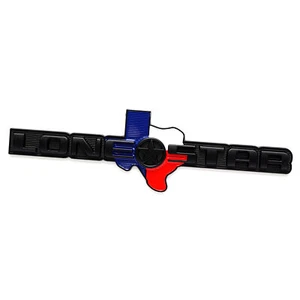1X Metal Lone Star Emblem Flag Badge Texas Edition Decal Fit For Ram 1500 New - Bild 1 von 4