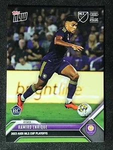 2023 Topps Now MLS Cup Playoffs Base #9 Ramiro Enrique RC - Orlando - Bild 1 von 2