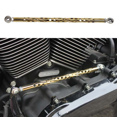 Gold Shift Linkage Rod for Harley Fat Bob Boy Road King Glide Ultra Limited FXBR Foto 1 de 4