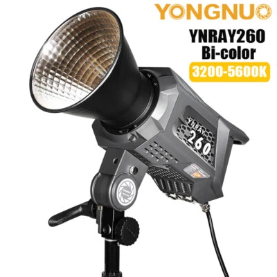 YONGNUO YNRAY260 250W LED Video Light Bi-Color 3200K-5600K Photography Lighting - Image 1 of 4