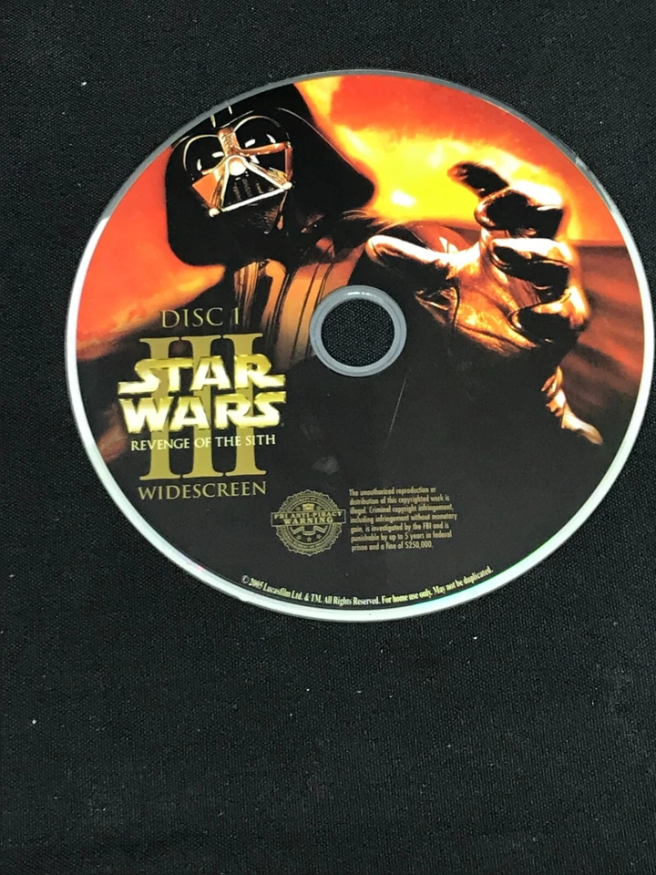 Star Wars III  Revenge Of The Sith : DVD Disc Only - Replacement Disc - Image 1 of 1