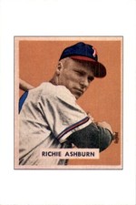 1989 Bowman Gum Reprint RICHIE ASHBURN