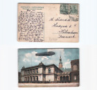 (d4293)   Ansichtskarte Luftschiff Zeppelin über Hamburger Börse