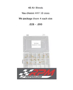 Kit surtido Holley Carburador AIR HEEDS TU ELECCIÓN 28-89 4 CADA PAQUETE DE 40 - Imagen 1 de 3