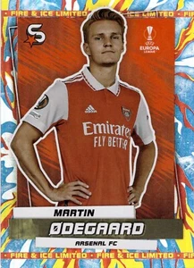 2022-23 Topps UEFA Superstars 162 Martin Odegaard Fire & Ice Limited - Bild 1 von 2