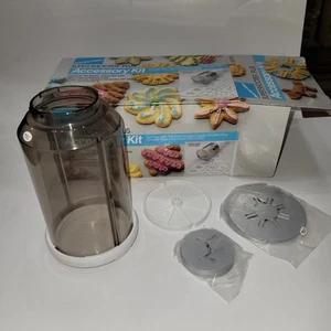 Kit de accesorios de prensa de galletas Proctor Silex Super Shooter Plus de colección #G1010 caja abierta - Imagen 1 de 10