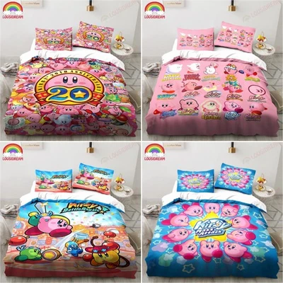Kirby- Pink Bedding Set Sheet Bedding Set Mircofiber or Polyester Duvet Cover - Image 1 of 4