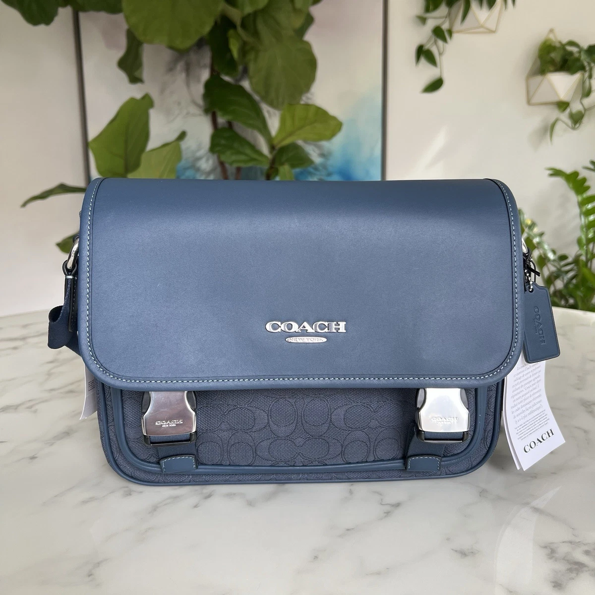 Coach Blue Men's Messenger Bags for sale | eBay