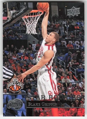 2009-10 Upper Deck Блейк Гриффин дебютант No226 Los Angeles Clippers RC - Изображение 1 из 2
