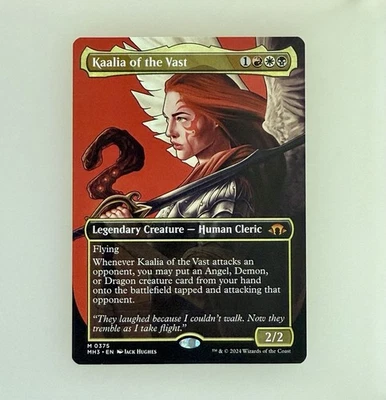 MTG: Kaalia of the Vast (0375) (Borderless) Modern Horizons 3 Reg NM - Image 1 of 3