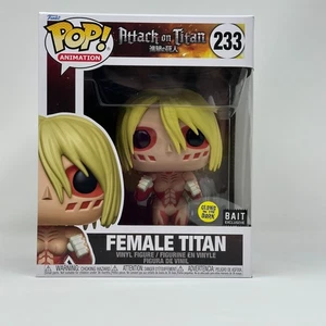 Funko Pop FEMALE TITAN 6"GLOW Bait Exclusive Attack on Titan 233 New HIGH GRADE - Picture 1 of 7