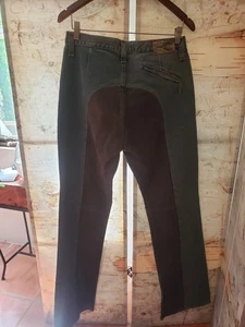 Just Cavelli jeans leather suede 34 - Picture 1 of 3