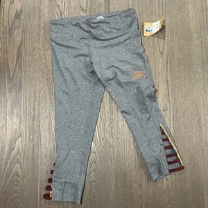 Leggings Capri Gris Universidad de Minnesota Nuevos con Etiquetas - Talla Pequeña - Imagen 1 de 6
