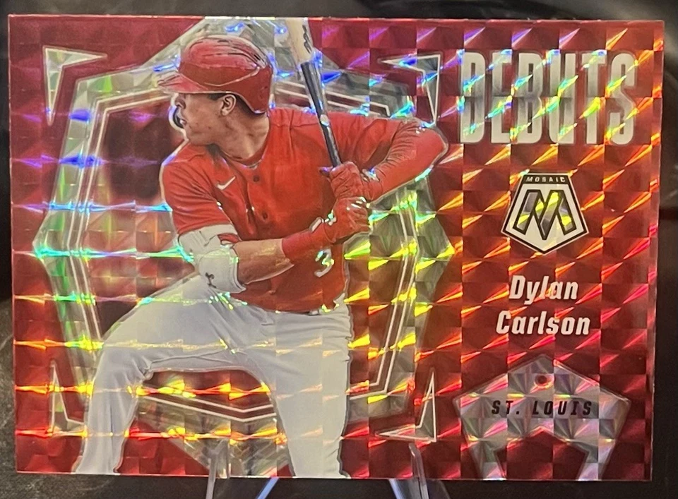 2021 Panini Mosaic - Debuts Dylan Carlson #PD4 Mosaic Prizm (RC) - Image 1 of 2