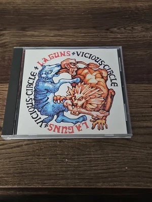 L.A. Guns – Vicious Circle CD 1994 Polydor / PolyGram Hard Rock VG+ Tested Foto 1 de 4