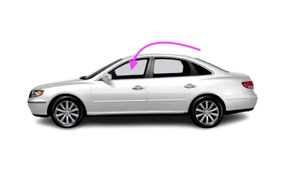 Fits: 2006-2011 Hyundai Azera 4D Sedan Driver Side Left Front Door Window Glass - Image 1 of 4