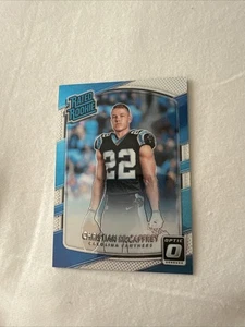 2017 Christian McCaffrey Donruss Optic #168 Rated Rookie RC CMC - Picture 1 of 3