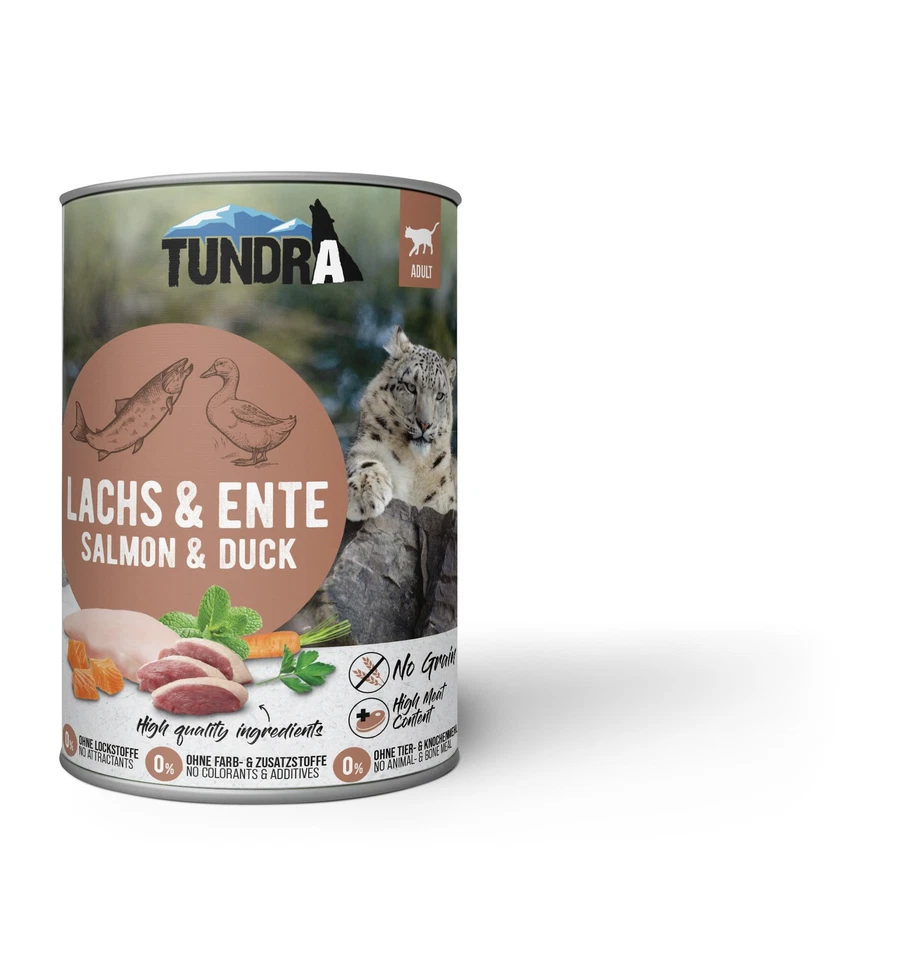 Tundra CAT Dose Lachs & Ente 400gx6 - Bild 1 von 1