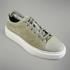 ARNE Wildleder Turnschuhe Sneaker Freizeit - weiß grün - Größe 10 UK - Bild 1 von 8