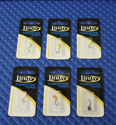 Lindy Tungsten Toad Ice Jig LDY #10 Tg Toad LTT CHOOSE YOUR COLOR! - Image 1 of 2
