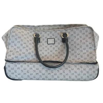 Liz Claiborne Weekender Travel Bag Tote Carry On Overnight Luggage Gray Black - Image 1 of 4