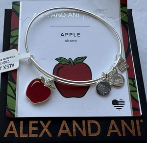 Brazalete Alex and Ani 'Charity by Design, Apple' Share Charm - Imagen 1 de 6