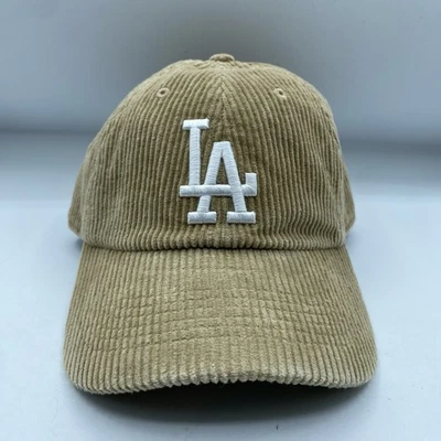 Los Angeles Dodgers Hat 47 Brand Beige Corduroy Clean Up Baseball OSFA MLB NWOT - Image 1 of 4