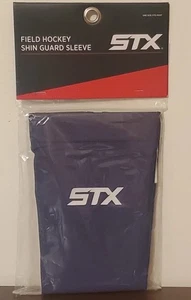 STX Field Hockey Shin Guard Sleeves - Pair - Navy / Dark Blue - Picture 1 of 2