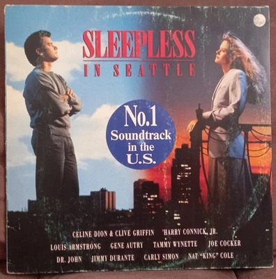 SLEEPLESS IN SEATTLE LP OST Orig. 93' VG+ CELINE DION CARLY SIMON DR JOHN - JAZZ - Image 1 of 4
