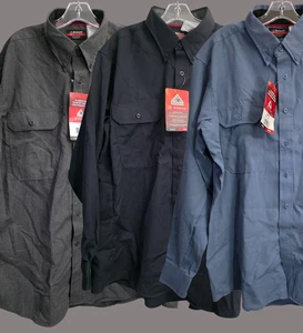 Lot of 3 *NEW* Bulwark FR IQ Series Mens XL Flame Resistant CAT2 Workwear Shirts - Picture 1 of 11