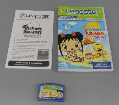 Ni Hao Kai-Lan Beach Day for the Leapster Leapster2 Complete Untested Leap Frog - Image 1 of 4