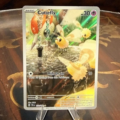 Cutiefly 172/162 SV05: Temporal Forces Holo Illustration Rare Pokémon TCG NM - Image 1 of 2