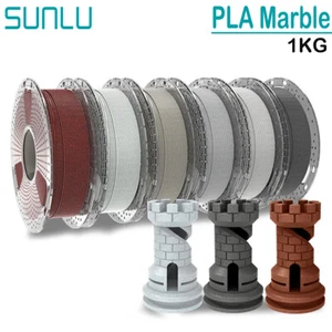 SUNLU 600mm/s High Speed Marble PLA 3D Printer Filament 1.75mm PLA Marble 1KG - Picture 1 of 16