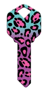 Moda Leopardo Casa Llave en Blanco - Llave Coleccionable - Llaves Divertidas - Envío Gratis - Imagen 1 de 3