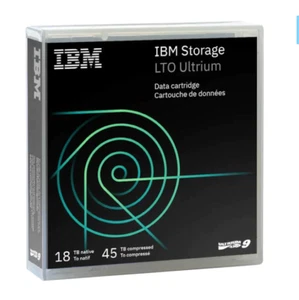 Cartouche de bande IBM LTO9 #O2XW568 Ultrium 45 To - NEUVE - Photo 1/1