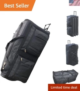 42-inch Rolling Duffle Bag with Wheels, Luggage Bag, Hockey Bag, XL Duffle Ba... - Picture 1 of 6