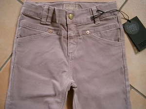 (C693) Leichte CLOSED Girls Hose used look asym. Taschen + Logo Aufnäher gr.116 - Picture 1 of 3
