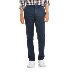 New vintage -look George Men's Straight Slim Chino Pants size 32/30 - Picture 1 of 9