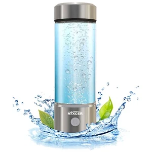 NIXCER HYDROGEN 3 MIN SPE PEM TECH 2025 MODEL 420ML PORTABLE HYDRO WATER BOTTLE - Picture 1 of 7