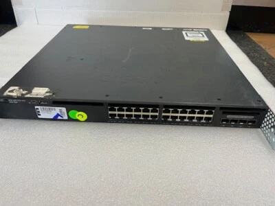 Cisco Catalyst (WS-C3650-24TD-L V04) 24 Port Rack Mountable Ethernet Switch - Image 1 of 4
