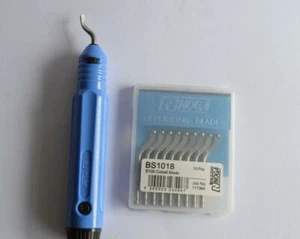 2pcs NOGA NB1000 Burr Handle With 20 Blades Hand BS1018 Deburring Tool - Picture 1 of 2