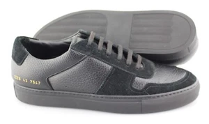 Men's COMMON PROJECTS '2226 Bball' Black Leather / Suede Sneakers US 10 EUR 43 - Picture 1 of 7