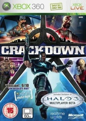 Crackdown (Xbox 360) - Polish Cover - Game plays in English - UK PAL - Image 1 of 4